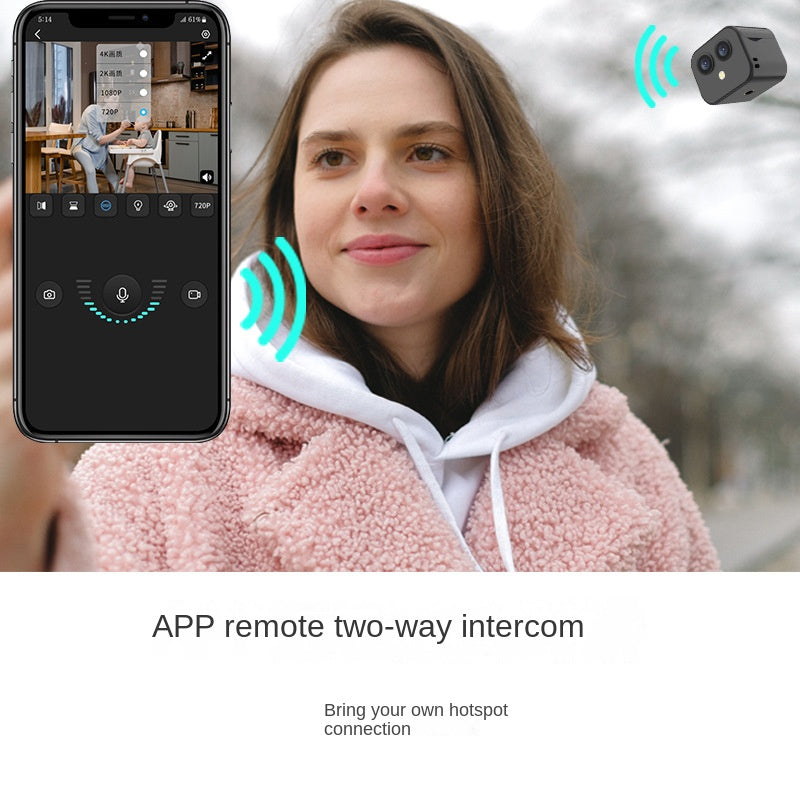 D3 Hd 4K Dual-Lens Wifi Camera Smart Wireless Network Remote Baby Monitor Camera Small Size