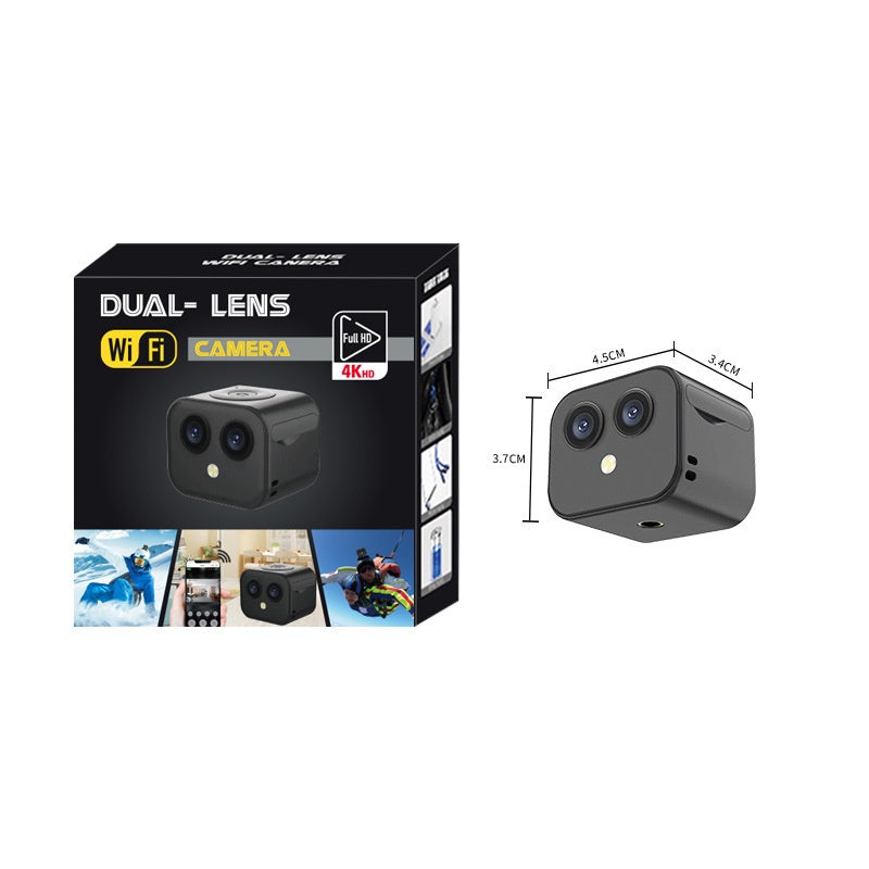 D3 Hd 4K Dual-Lens Wifi Camera Smart Wireless Network Remote Baby Monitor Camera Small Size