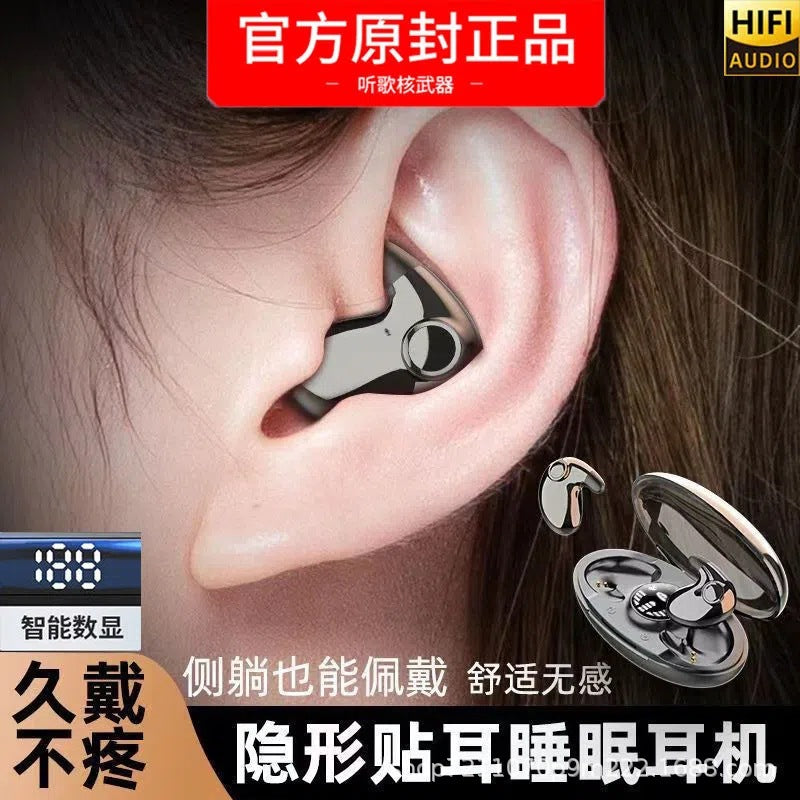 Cross-border New MD538 Sleep Bluetooth Headset Wireless Ear Bone Conduction Does Not Enter The Ear Long Endurance Dual Stereo