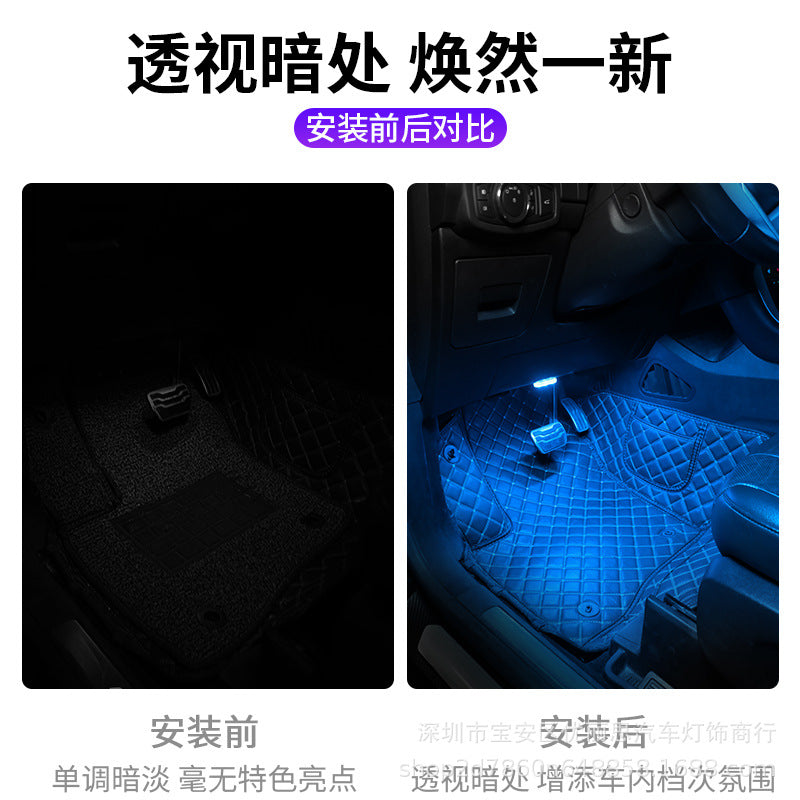 Car Lighting Reading Light Led Atmosphere Light Upgrade Touch Sensor Usb Charging Car Emergency Light Roof Light