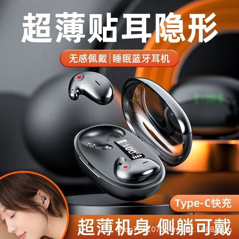 Cross-border New MD538 Sleep Bluetooth Headset Wireless Ear Bone Conduction Does Not Enter The Ear Long Endurance Dual Stereo