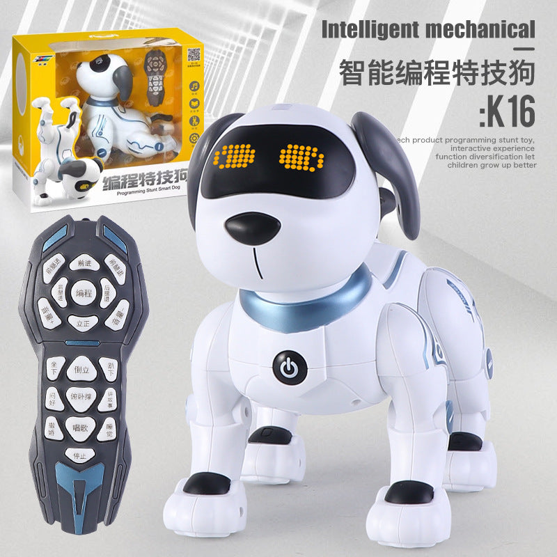 Children's Intelligent Remote Control Robot Dog Barking Animal Model Electric Wholesale Doll Toy Robot