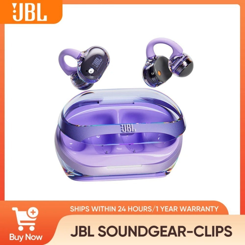 Jbl Soundgear Clips Wireless Bluetooth Headphones Open-Ear