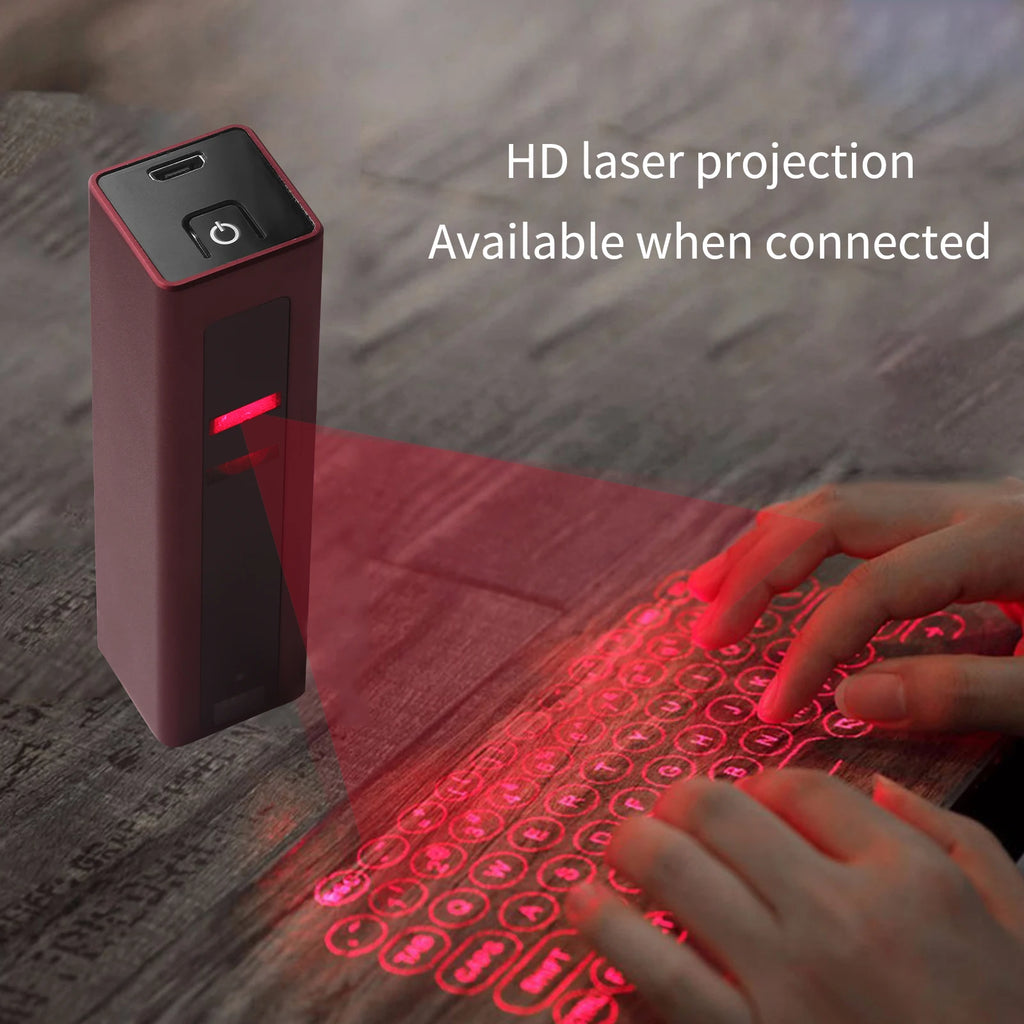 Wireless Bluetooth Keyboard Mini Portable Virtual Laser Projection Keypad For IOS Android Phone Ipad Tablet Computer Laptop Keyboards