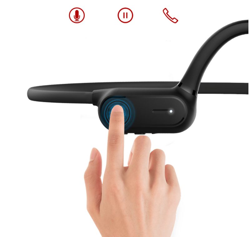 OPENEAR Solo Bone Conduction Sports Bluetooth Headset Air Conduction Hanging Ear Headset Cross-border Supply