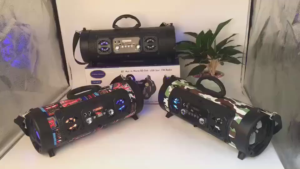 Audio311 M17 Wireless Bluetooth "Barrel" Boombox